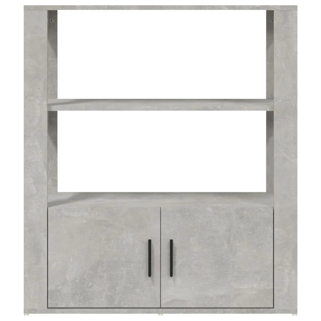Buffet credenza cassettiera armadio mobile contenitore organizer per cucina soggiorno salotto 80 x 30 x 90 cm legno ingegnerizzato grigio 02_0032099
