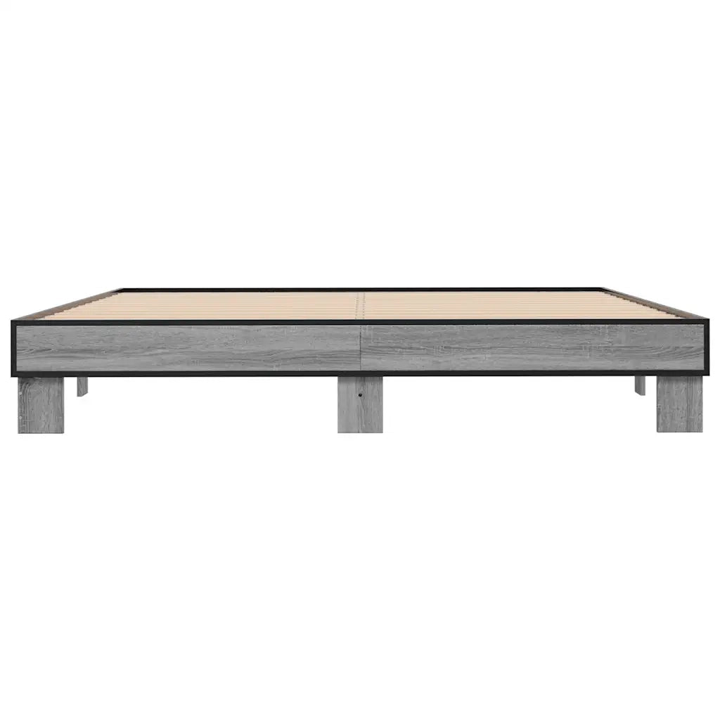 Giroletto Grigio Sonoma 200x200 cm in Legno Multistrato Metallo 3280220