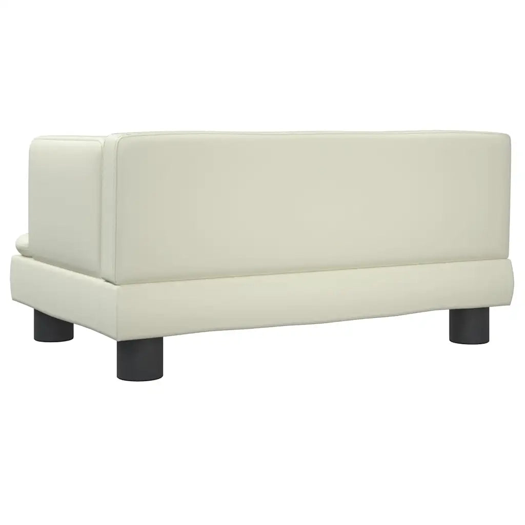 Lettino per Cani Crema 60x40x30 cm in Similpelle CFW3916932