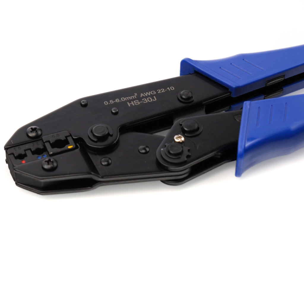 Pinza Crimpatrice per Terminali Elettrici 0,5-6 mm – Ergonomica e Precisa | Blocco di Sicurezza