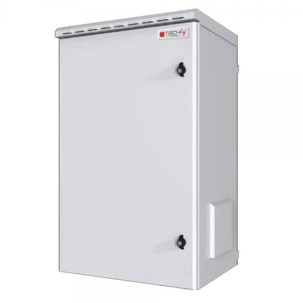 Armadio Rack 19'' a Parete 20U Grigio IP55 Porta Cieca prof. 450 mm