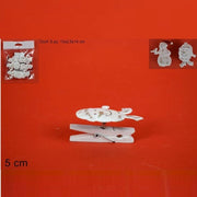 Mollettine legno set 6pz c/sogg nat metallo