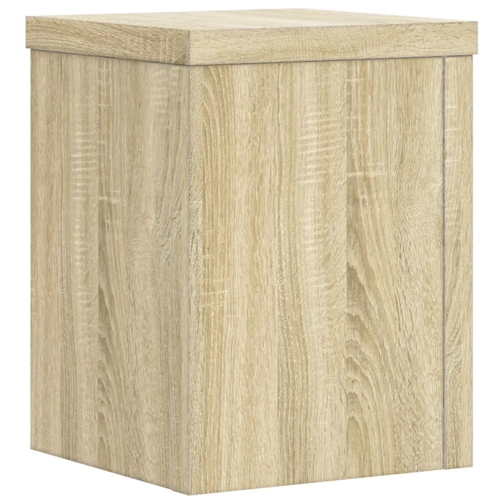 Supporti per piante | Sostegno per piante 2 pz Rovere 15x15x20 cm in Multistrato