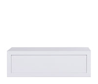 Mensola da Parete 1 Cassetto 45x13,4x23,7 cm in Fibra di Legno Lego Maxi Bianco