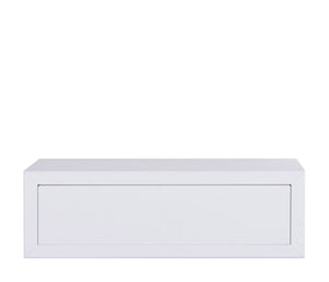 Mensola da Parete 1 Cassetto 45x13,4x23,7 cm in Fibra di Legno Lego Maxi Bianco