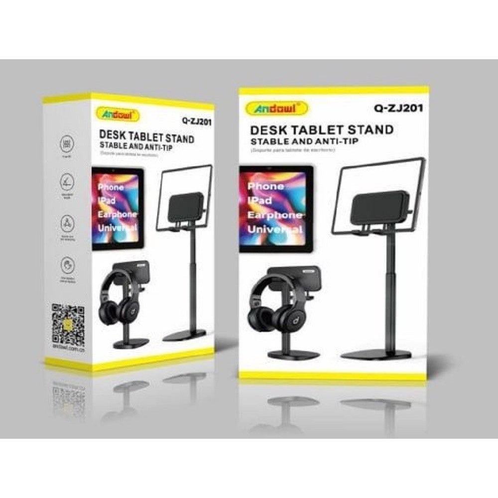 Trade Shop - Supporto Regolabile Fino A 21″ Per Tablet Ipad Ufficio Girevole A 360° Q-zj201 -