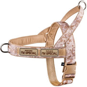 Accessorio per cani senza tirare - Adattabile - Riflettente - Resistentente - Colore mimetico - Grande controllo senza tirare - Cappotto per cani