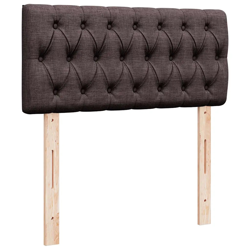 Struttura Letto Pouf con Materassi 200x200 cm in Tessuto 3312874