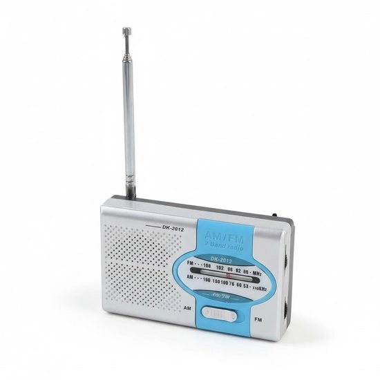 Radio Portatile - Progettata per l'Esterno - Design Compatto - Ricezione AM/FM - Collegamento Altoparlante - Altoparlante Integrato - Ideale per Attività All'Aperto