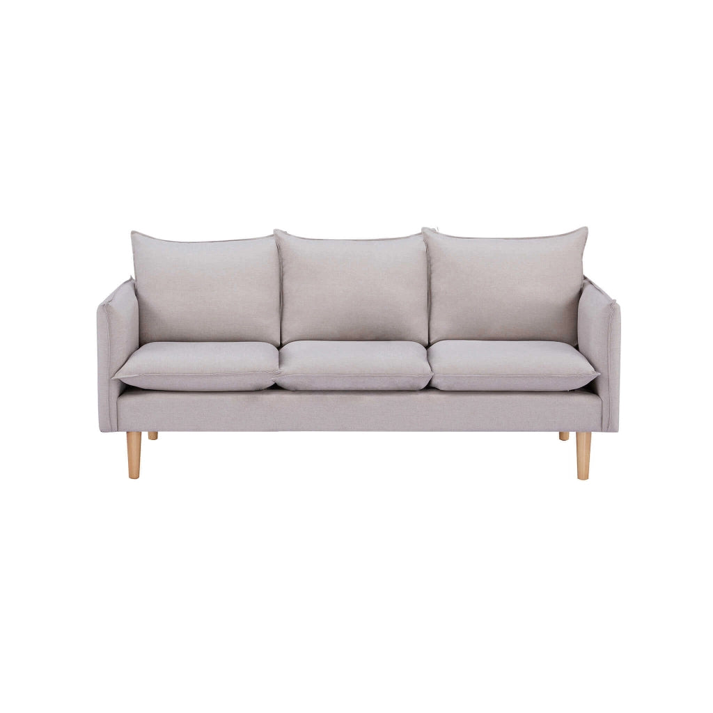 Divano 3 posti stile scandinavo in Tessuto cm 188x82x84 - LEO