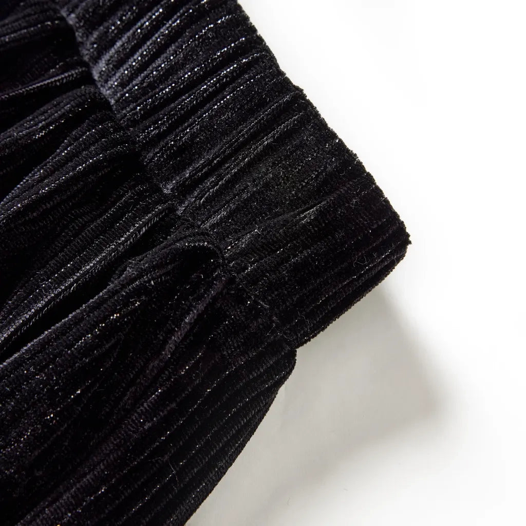 Gonna Plissettata da Bambina con Lurex Nero 92 CFW1965434