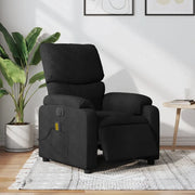 Poltrona Massaggiante Reclinabile Elettrica Nera in Tessutocod mxl 85283
