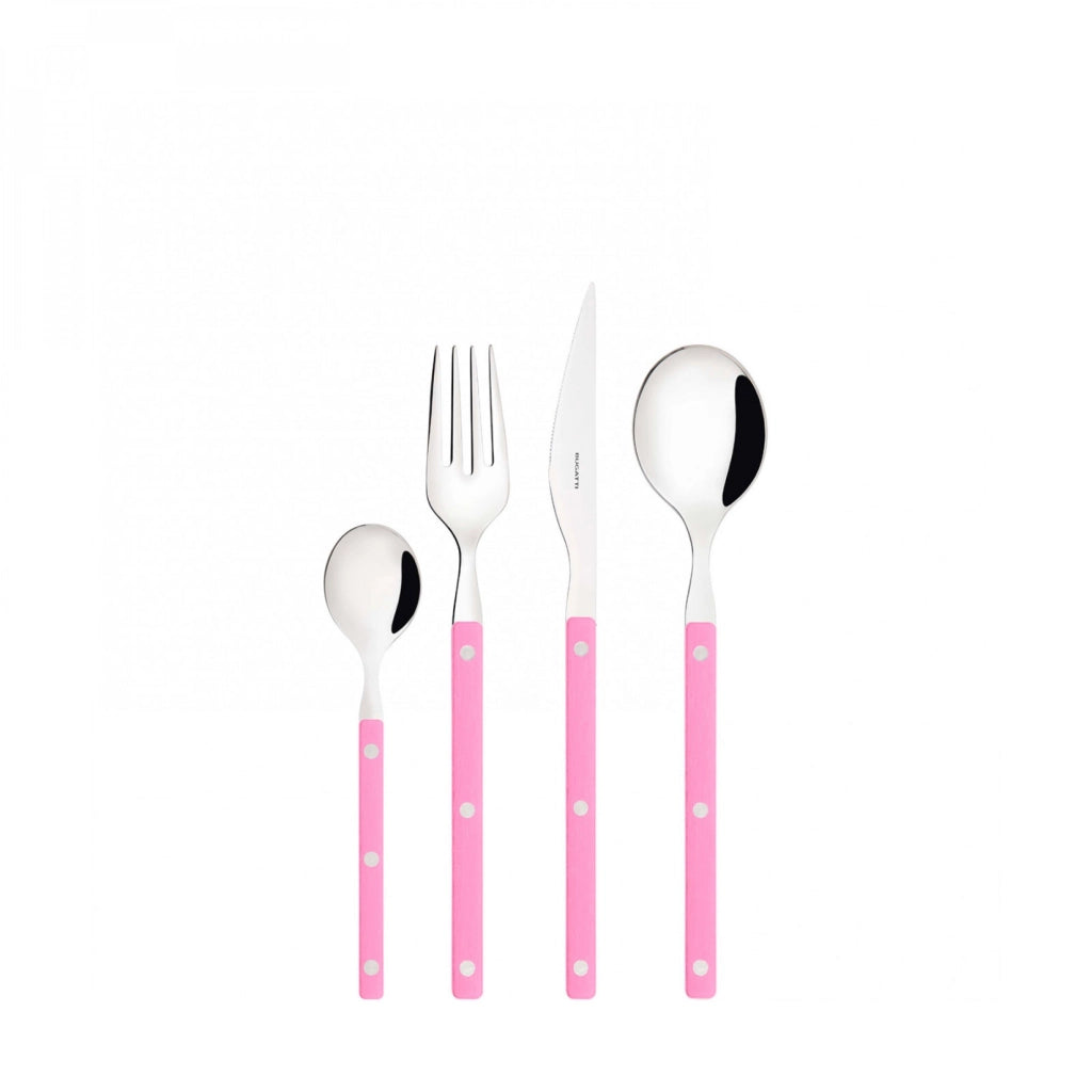 ALLEGRA, Posate Set 24 Pz, Scatola Finestra, Casa Bugatti Colore: Rosa