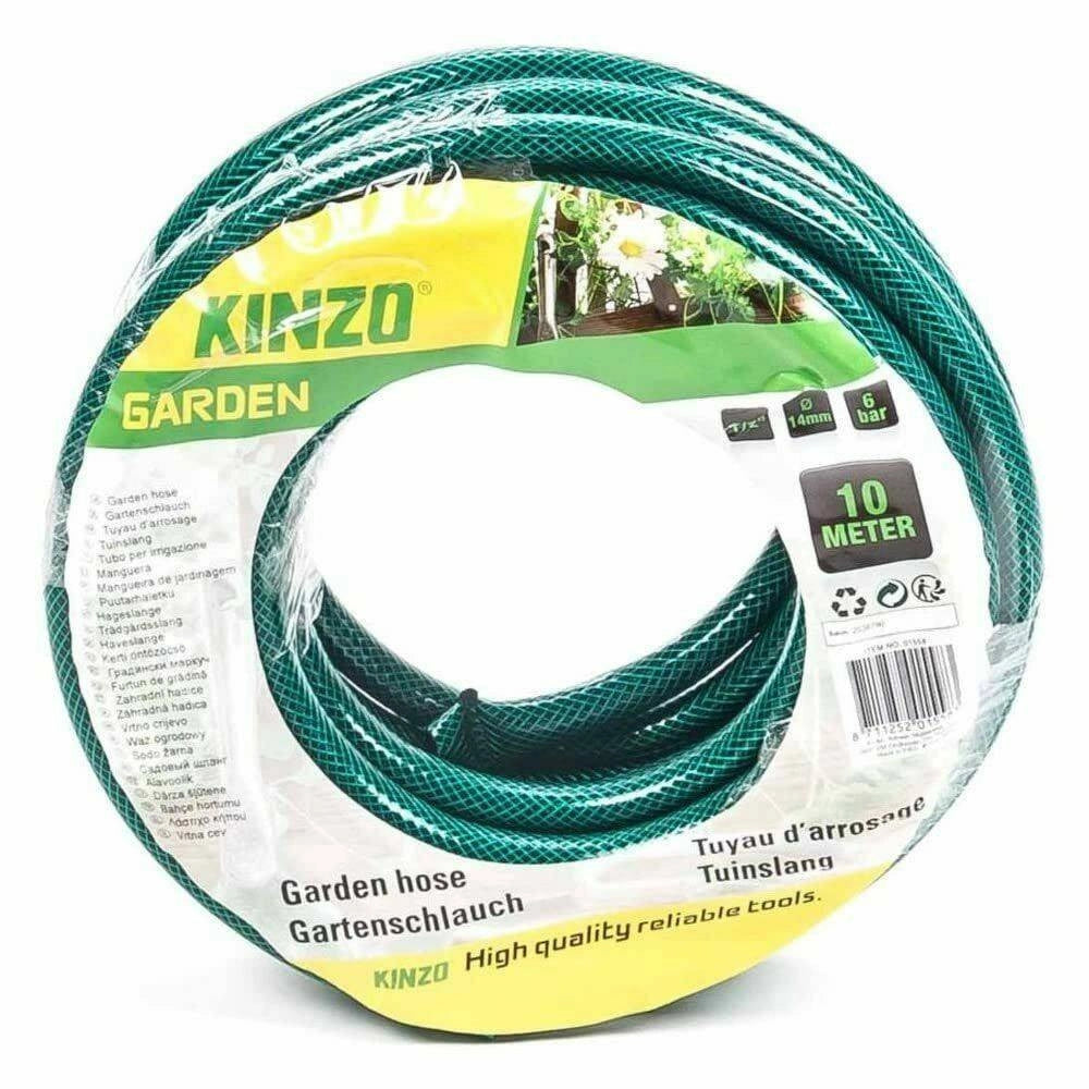 Trade Shop - Tubo Da Giardino In Pvc 1/2 14mm 10mt Pompa Acqua Irrigazione Terrazzo Verde -