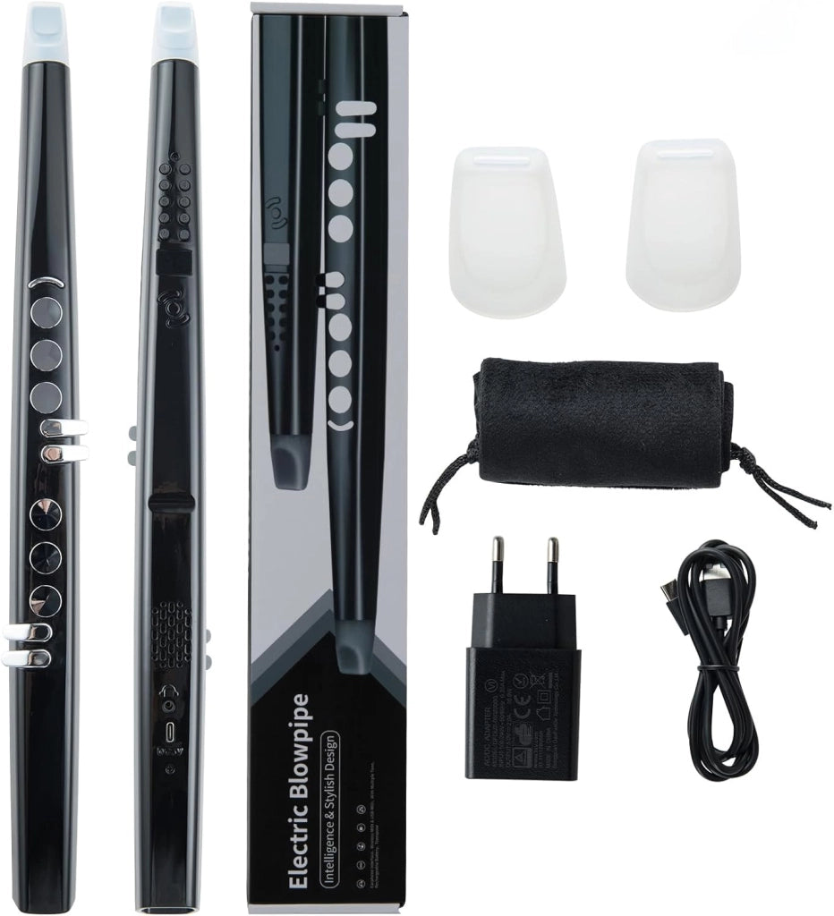 Strumento a Fiato, Strumento Musicale Digitale, Connettività MIDI Bluetooth USB, con 13 Toni, 2 Digitazioni e 3 Sensibilità, Sassofono Elettronico per Principianti, Bambini e Adulti