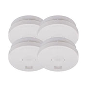 Brennenstuhl 1290050004 RM L 3100 Rilevatore di Fumo Wireless 85 dB batteria litio 10 anni 4 pezzi colore Bianco