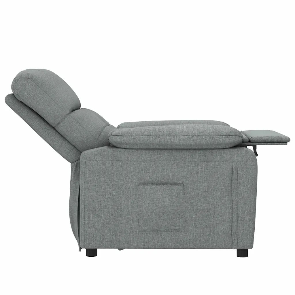 Divano Sedia-Poltrona Reclinabile in Tessuto Grigio Scuro 683691