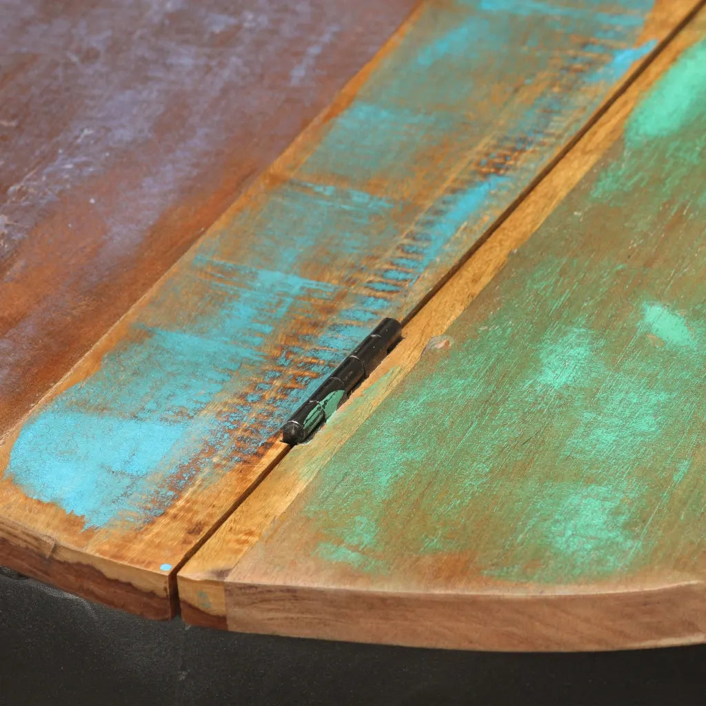 Tavolino da CaffÃ¨ 53x43 cm in Legno Massello di Recupero