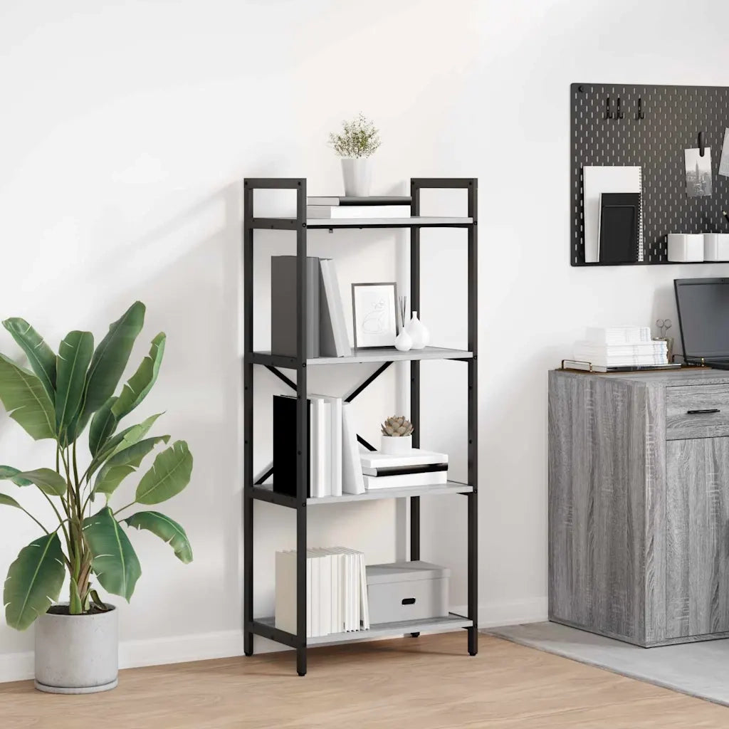 Libreria 4 livelli 56 x 34 x 133,5 cm Legno ingegnerizzato 883871