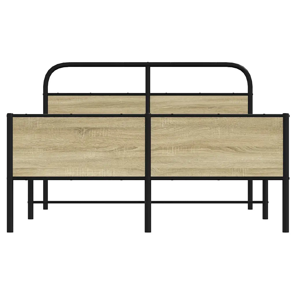 Giroletto senza Materasso Rovere Sonoma 140x190cm in Truciolato 4100446
