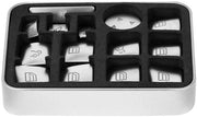 Pomello di Elevazione per Finestra - Set di 14 Sticker - Maniglione di Finestra - Decorazione Interna - Materiale ABS di Alta Qualità - Resistente alla Corrosione - Finestra di Alta Qualità - Decorazione Interna