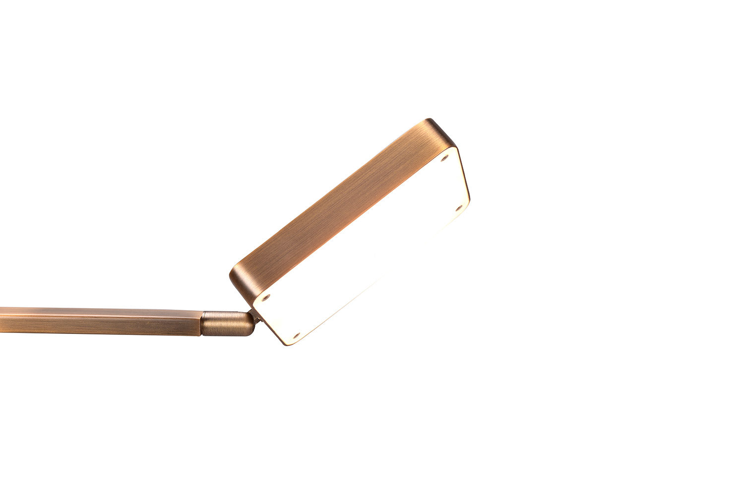 Lampada da Tavolo da Interno a LED in Metallo Ottone antico