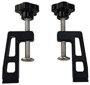 Impianto di fissaggio per lavorazione del legno - 2 pezzi - Lega di alluminio - Maniglia ergonomico - Tracce T per impianti di lavorazione del legno - Duraturo e leggero - Chiusura con T-track