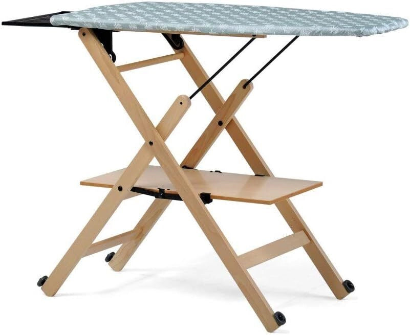 Foppapedretti 9900311003 Assai Asse da stiro pieghevole in legno regolabile 3 altezze 101x49 cm colore Naturale