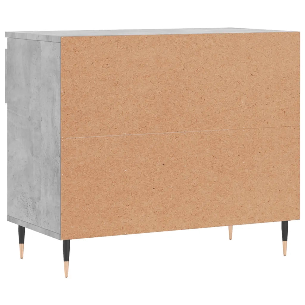 Scarpiera Grigio Cemento 70x36x60 cm in Legno Multistrato 831432