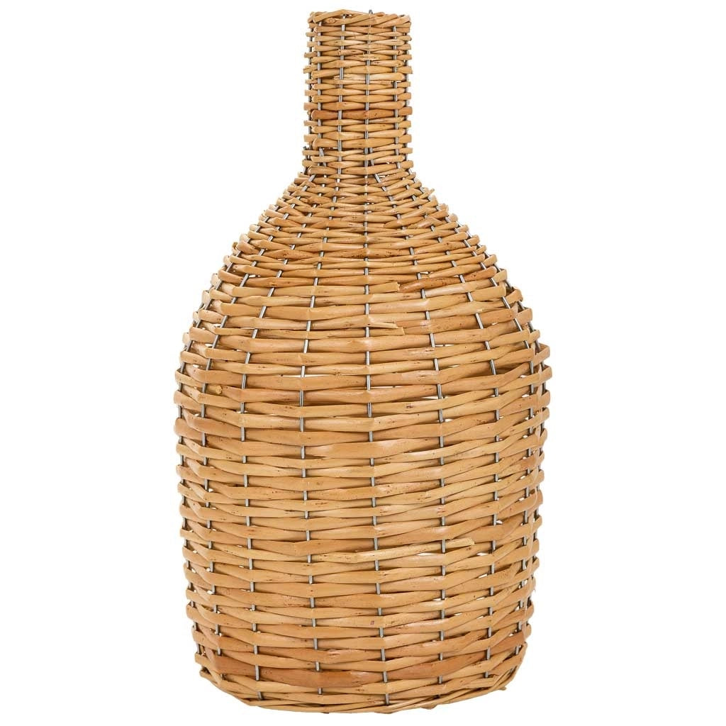 Vaso in vimini marrone d21x38h