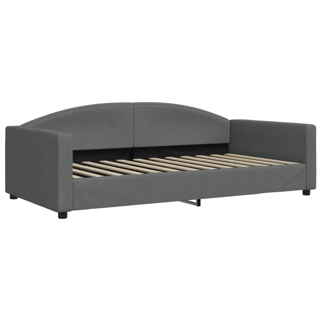 Letto da Giorno Grigio Scuro 100x200 cm in Tessutocod mxl 94655