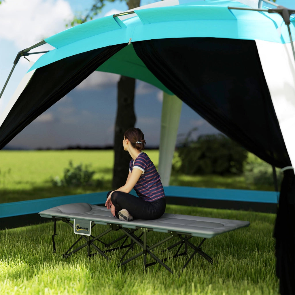 Letto da campeggio pieghevole ¨C zephmum ¨C grigio
