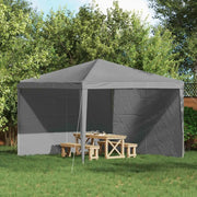 Parete per tenda da festa 2 pcs Grigio Chiaro 400 x 195 cm 42033007