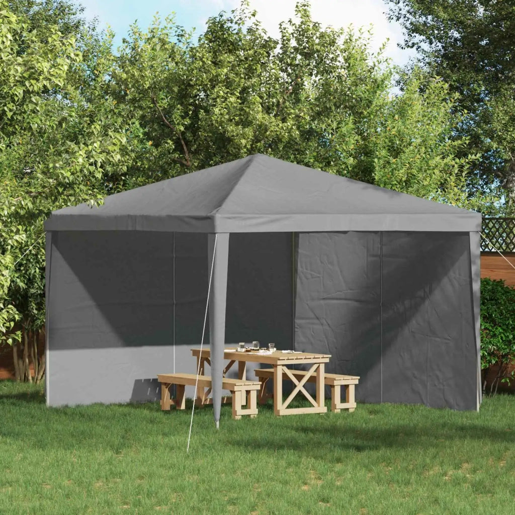 Parete per tenda da festa 2 pcs Grigio Chiaro 400 x 195 cm 42033007