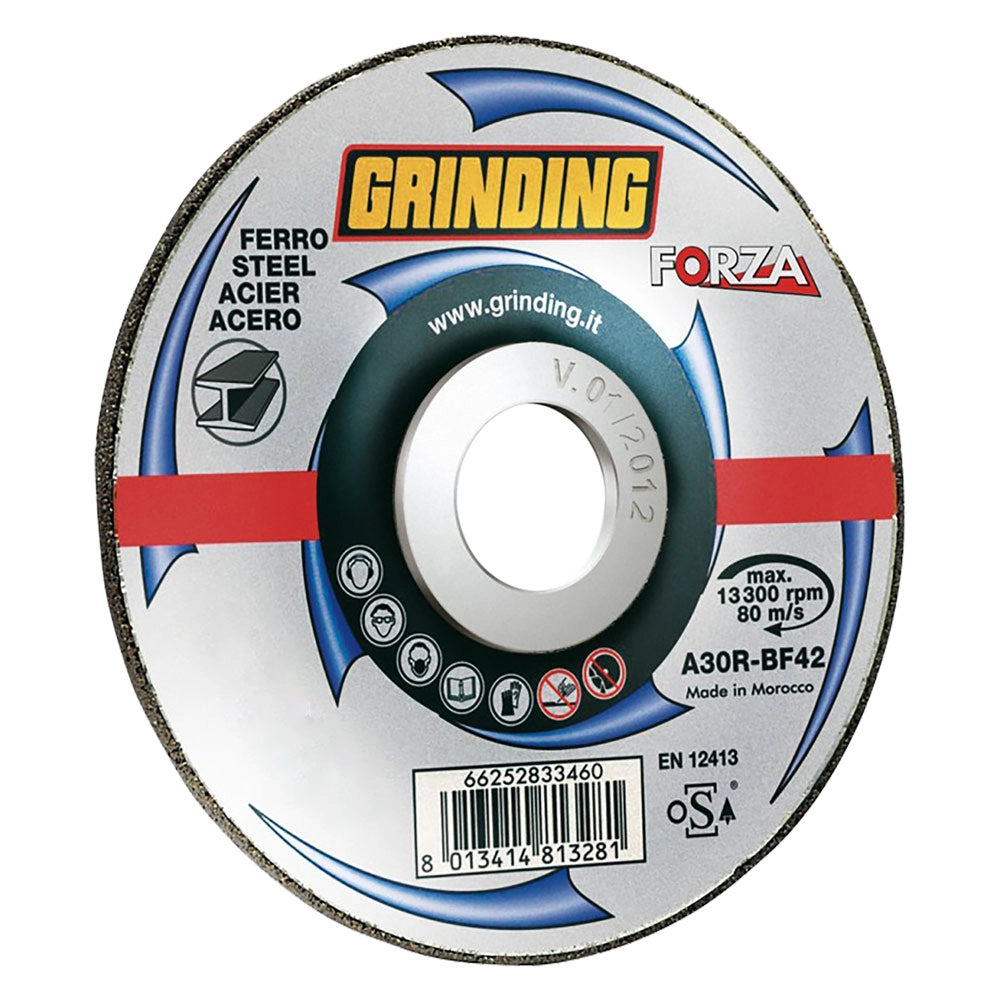MOLA ABRASIVA PER FERRO ø 115 x 3,2- 25 pezzi  - FORZA GRINDING