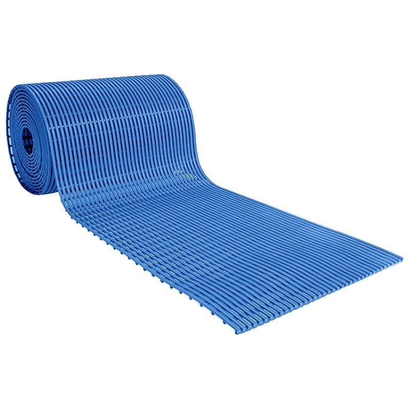 Tappetino Antiscivolo Heronrib 10 M X 122 Cm Colore White Misure: 10 x 1.22 m, Colore: Ocean Blue