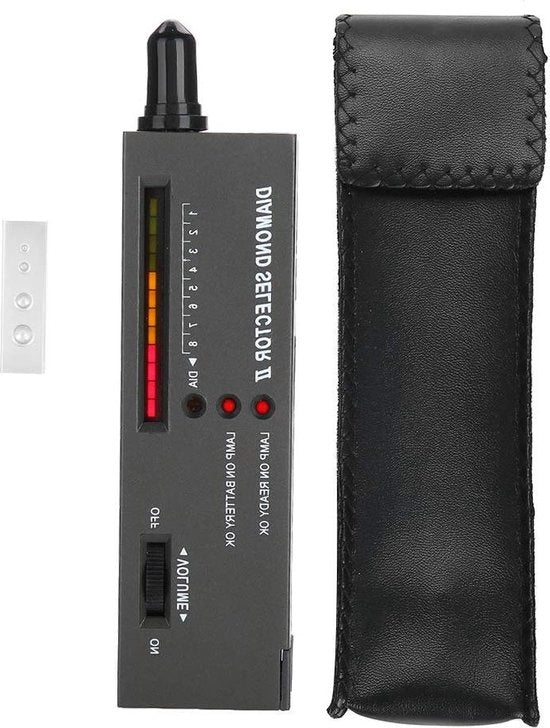 Strumento di Precisione per Selezione Gemme con Piattaforma di Test - Tester LED Audio Portatile per Gioielli