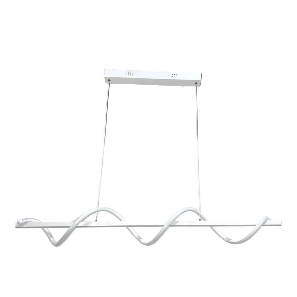 Trade Shop - Lampadario A Led 36w A Sospensione Lampada Bianca Twist Tecnologia Cct Switch B65-b3c -