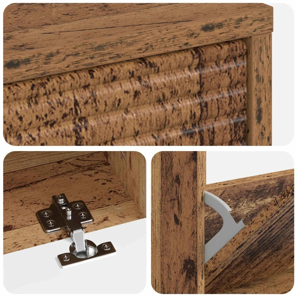 Mobile per scarpe HAARLEM 78 x 24 x 103 cm Legno ingegnerizzato 896883