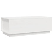 Tavolino da salotto | Tavolino da caff¨¨ | Tavolino da Soggiorno Bianco 100x50x35 cm Legno Massello di Pino