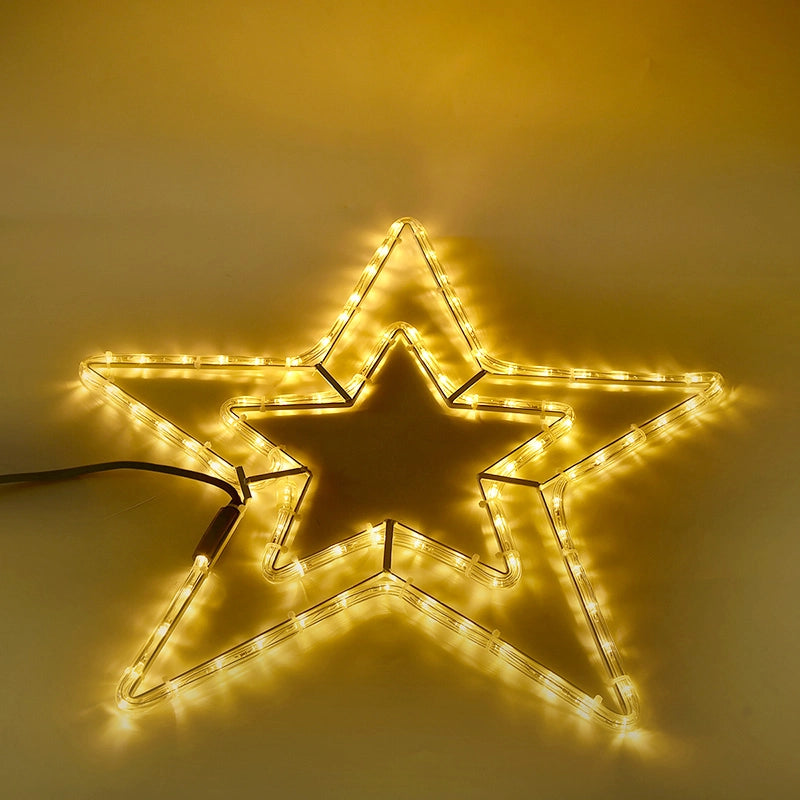 STELLA LUMINOSA LED 90 LUCI CALDE PER INTERNI ED ESTERNI - EFFETTI DI LUCE PERSONALIZZABILI