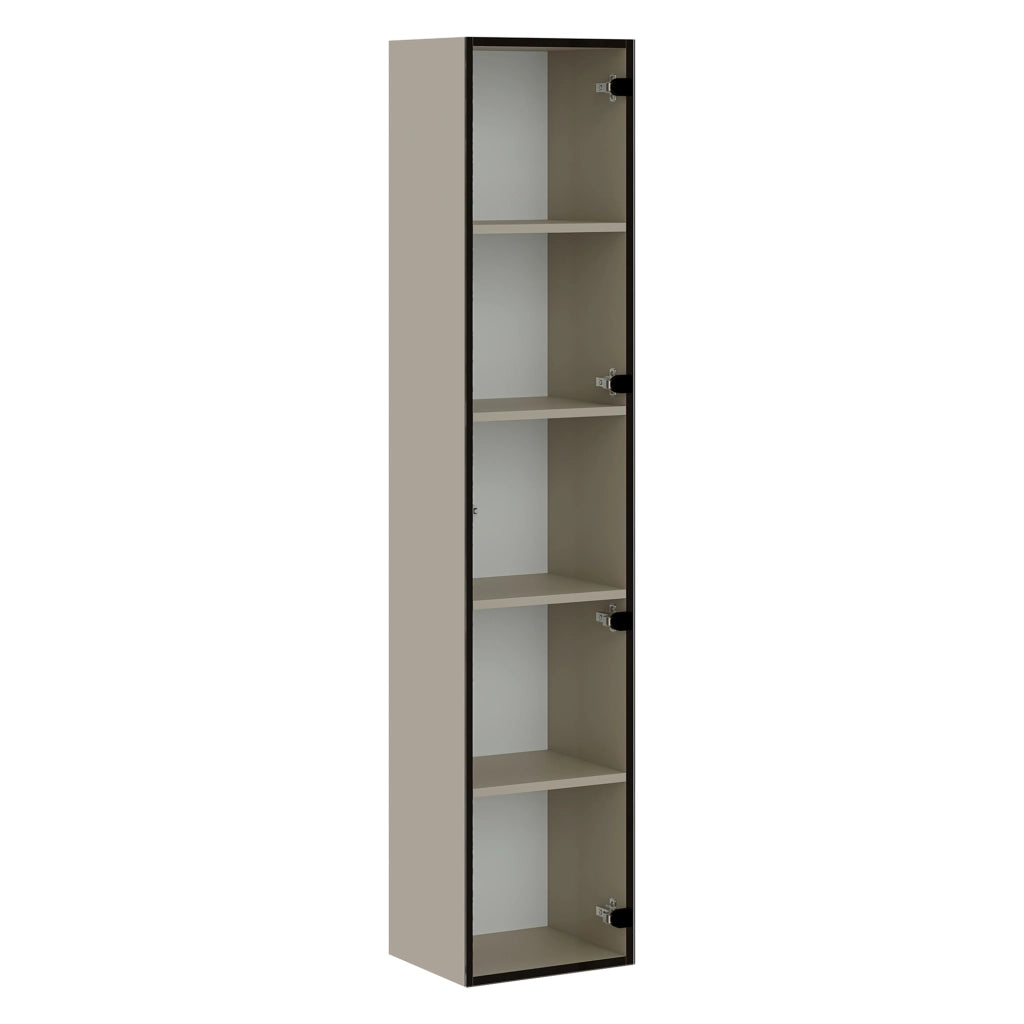 Mobile Espositore Roburent, Vetrina 4 Ripiani, 35x32x168h cm Beige