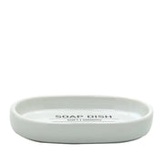 Portasapone in ceramica bianco - serie White