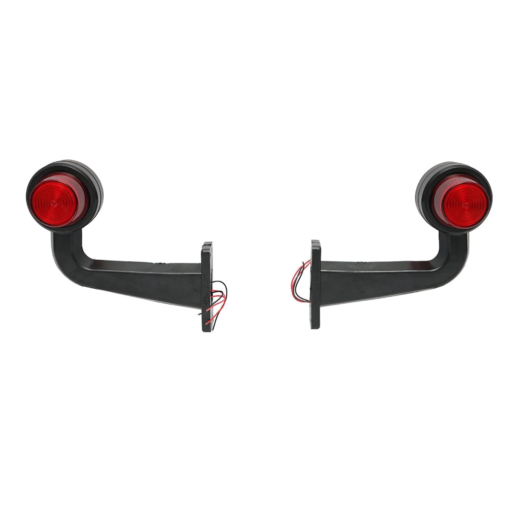 Set di luci di posizione laterali a LED con braccio 12-24V, giallo-rosso FR0158 Breckner Germany