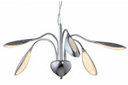 Lampadario Paloma moderno cromo 5 luci LED Reality