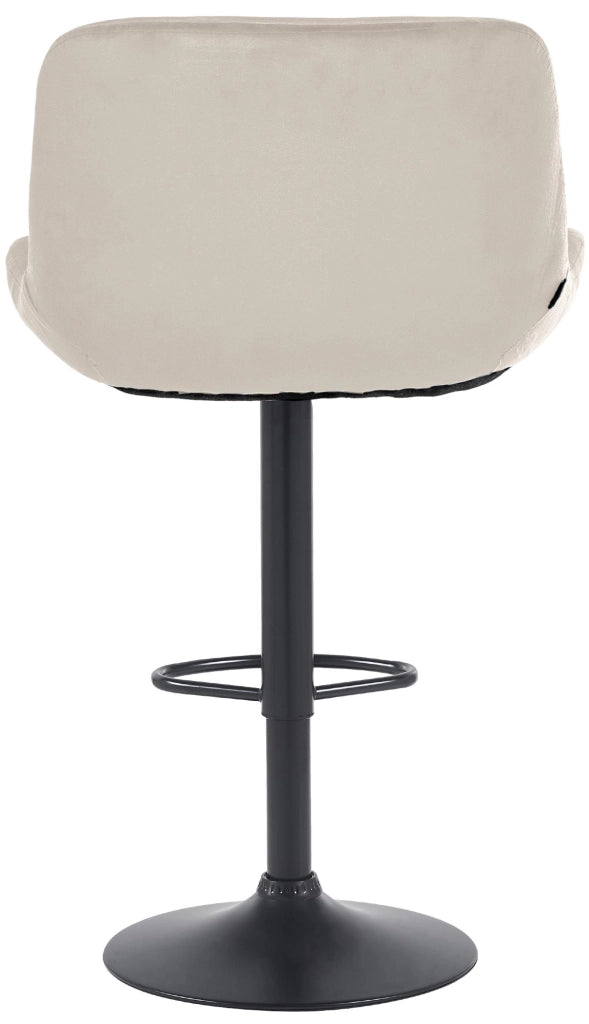 Set di 2 sgabelli da bar Solon velluto nero 3
