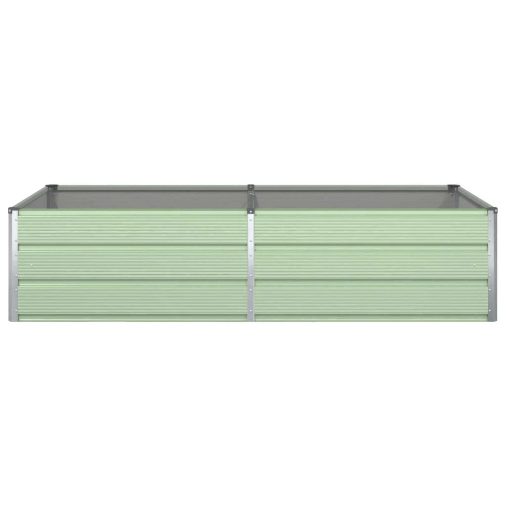Fioriera Verde Pastello 195 x 100 x 45 cm Acciaio zincato