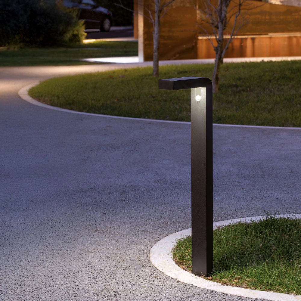 URBAN Paletto Solare LED da Giardino H.60cm Nero 99125 Sovil