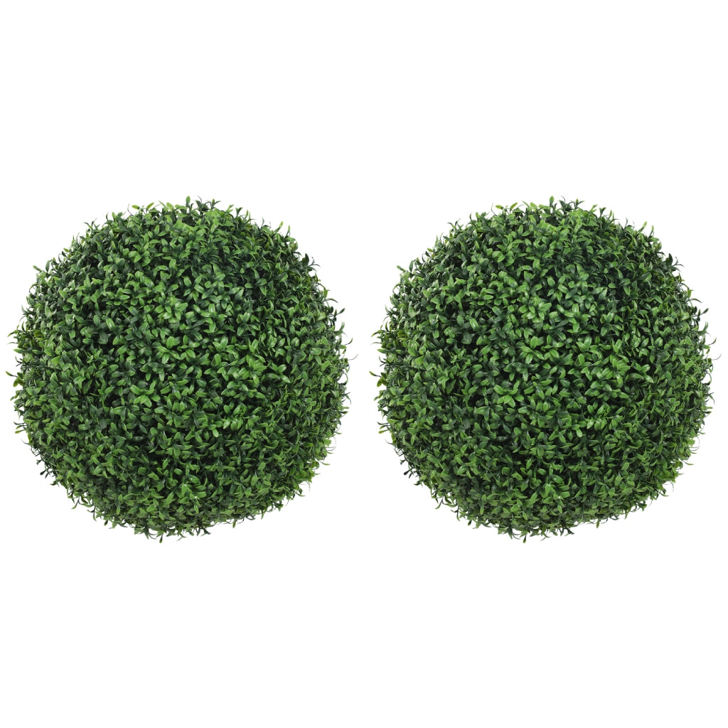 Topiarie Artificiali in Bosso con 682 Foglie, Resistente UV, Altezza 42 cm