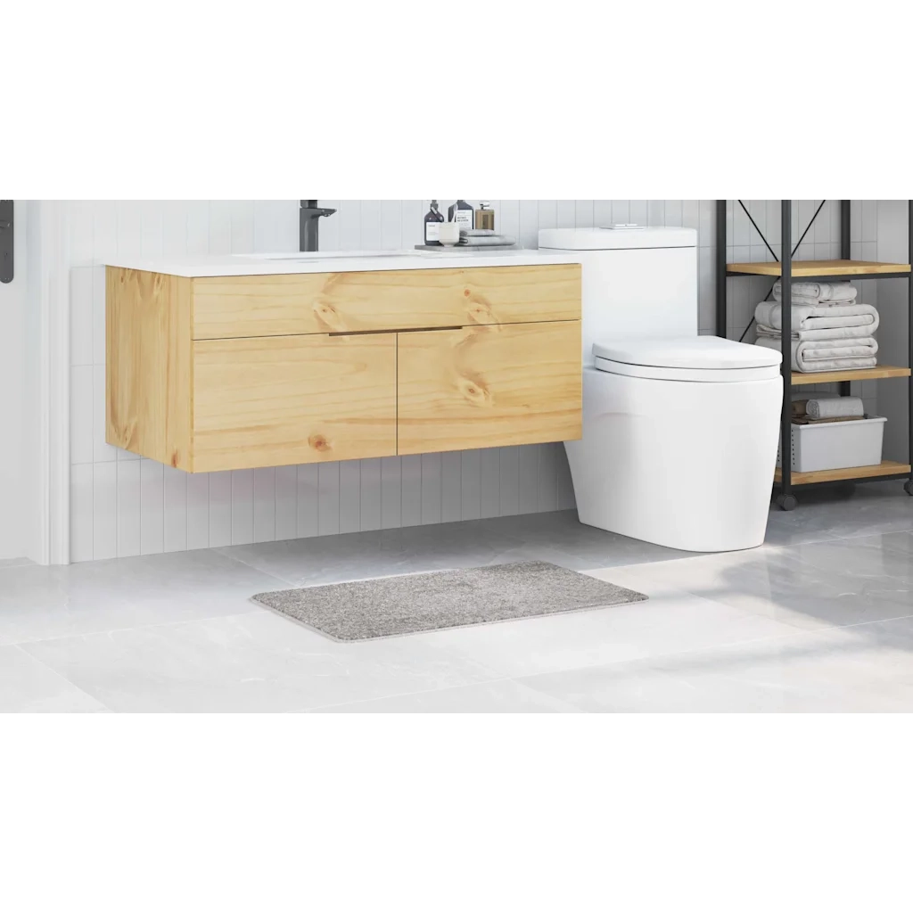Tappetino da bagno antiscivolo Grigio 50 x 80 cm PP 4019825